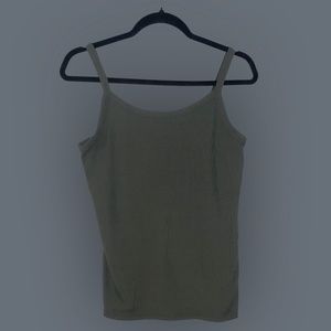 Olive Green Stretch Tank